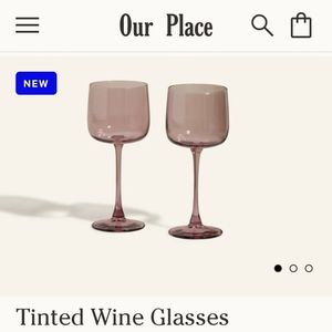 Our Place Wine glasses new in box